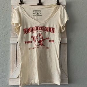 True religion Creme shirt